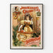 Plakat vintage John W. Ishams Celebrities – Retro dekoracja ścienna