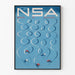 Plakat Art Déco Dołącz do NSA Narodowego Związku Narciarskiego