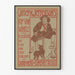 Plakat vintage Rip Van Winkle autorstwa Josepha Jeffersona - Artystyczna dekoracja ścienna
