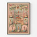 Wintage plakat Josepha Wallendy, akrobaty na kulach
