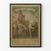 Historyczny plakat ścienny Józefa Piłsudskiego na koniu