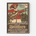 Plakat vintage z okazji festynu strzeleckiego Towarzystwa Strzeleckiego Solothurn 1922