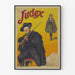 Plakat vintage Judex dekoracja ścienna dramatyczna