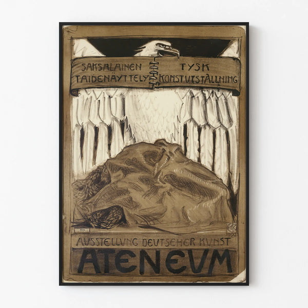 juliste-saksalaiseen-taidenayttelyyn-ateneumissa-1922