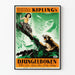 Plakat vintage Księga dżungli - dekoracja ścienna film retro