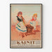 Plakat vintage Kainit Stebnicki dekoracyjny do wnętrza