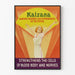 Plakat Vintage Kalzana - Dekoracja Ścienna Retro i Energetyzująca