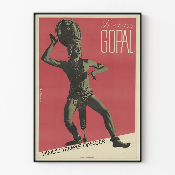 Plakat Tancerz Świątynny Hinduski Ram Gopal