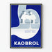 Plakat vintage Kaobrol na opatrunek doskonały uspokajający