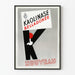 Plakat reklamowy vintage Kaolinase Belladonée