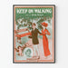Plakat vintage Keep on Walking Irving Berlin