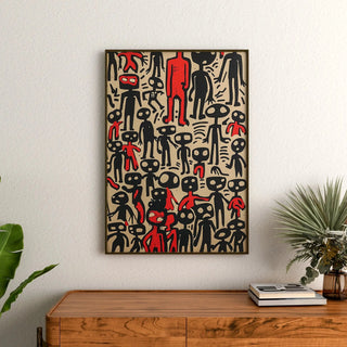 Plakat Pop Art - Abstrakcyjne Figury