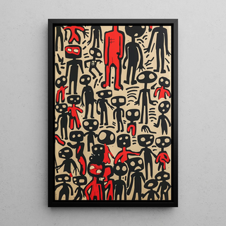 Plakat Pop Art - Abstrakcyjne Figury