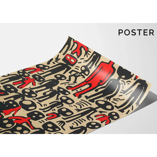 Plakat Pop Art - Abstrakcyjne Figury