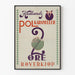 Plakat vintage Kiellands Polkarameller 2 Øre dekoracja ścienna retro
