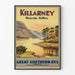 Plakat vintage Killarney Heaven's Reflex dekoracja ścienna pejzaż