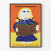 Wintage plakat Kinderboekenweek 1959 do dekoracji ściennej dla dzieci