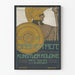 Plakat vintage Darmstadt 1904 wystawa Künstlerkolonie