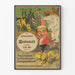 Plakat vintage Kladderadatsch Subskrypcja z karykaturalnymi zwierzętami