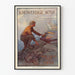 Plakat Vintage Knowledge Wins - Inspirująca Dekoracja Ścienna