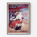 Vintage plakat Kola Champagne do dekoracji ściennej w stylu retro