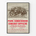 Plakat vintage konkursu jeździeckiego Park Sobieskiego - szkoła kawalerii polskiej