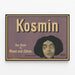 Plakat vintage Kosmin do pielęgnacji jamy ustnej — oprawiony obraz na ścianie