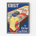 Plakat vintage Krisit do sprzątania kuchni i domu