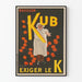Plakat vintage Bouillon KUB - Wymagaj K
