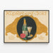 Vintage plakat Kupferberg Gold - Elegancka dekoracja ścienna — oprawiony obraz na ścianie