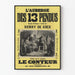 Plakat vintage L'Auberge des 13 pendus autorstwa Henry de Kock