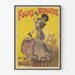 Plakat vintage La Belle Guerrero Folies Bergère