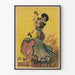 Plakat retro La Belle Guerrero tancerka hiszpańska