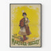 Plakat vintage La Belle Maryska Recsey - Dekoracja ścienna w stylu retro