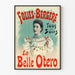 Plakat vintage Folies-Bergère La Belle Otero
