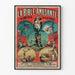Plakat vintage La Bible Amusante de Léo Taxil - Retro dekoracja ścienna