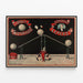 Plakat vintage La Boule Mystérieuse autorstwa Twórcy Lepers — oprawiony obraz na ścianie