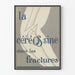 Plakat vintage La Céréossine w pęknięciach