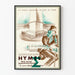 Plakat vintage La Chanson de Bicêtre do dekoracji ściennej w stylu retro