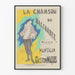 Plakat vintage La Chanson du Macchabée autorstwa J. Mévisto
