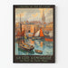 Plakat vintage La Côte d'Émeraude - Port w Saint-Malo