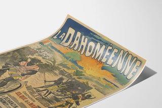 Vintage plakat La Dahoméenne do oryginalnej dekoracji ściennej