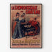 Plakat vintage La Demoiselle du Château autor Xavier de Montepin