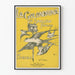 Plakat La Golondrina - Ilustracja vintage jaskółek