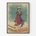 Plakat vintage La Gracieuse Mlle Mercédès Noëlita