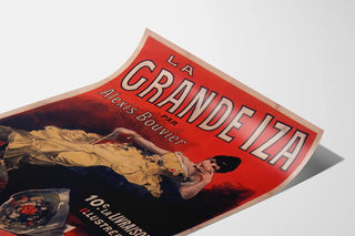 Plakat vintage La Grande Iza autorstwa Aleksisa Bouviera