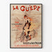 Plakat Vintage Osa - Dekoracja Ścienna Stary Rower