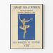 Plakat vintage Noc Centrałów - Balety Opery w Pałacu Chaillot