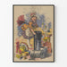 Plakat vintage La Petite Ménagère do dekoracji ściennej