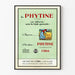 Plakat reklamowy vintage La Phytine Ciba dekoracja ścienna